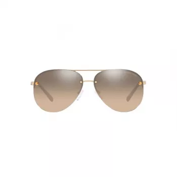 Michael Kors Sieviešu lielizmēra kvadrātveida saulesbrilles MK1135B10143D - Gradient Grey lēcas, Black Acetate rāmis