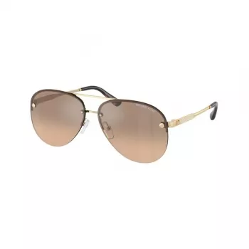 Michael Kors Sieviešu lielizmēra kvadrātveida saulesbrilles MK1135B10143D - Gradient Grey lēcas, Black Acetate rāmis