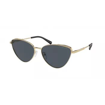 Michael Kors Sieviešu Saulesbrilles MK1140-10146G Roza Zelts Rāmis Gaiši Brūnas Gradienta Lēcas 59mm