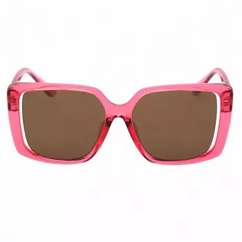 Michael Kors Sieviešu Saulesbrilles MK2238UDRAGON Taisnstūra Acetāta Rāmis 55mm