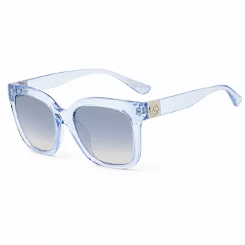 Michael Kors Sieviešu saulesbrilles MK2268UCORNFL - Kukurūzas zilā acetāta rāmis, pelēkas gradienta lēcas, 54 mm