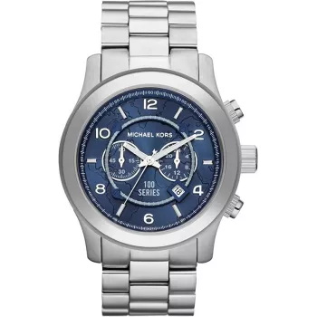 Michael Kors Lexington Chronograph Stainless Steel Watch MK8314 45mm