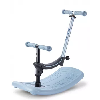 Micro Mini Deluxe Rock & Go LED Dusty Rose 3-Wheel Kick Scooter