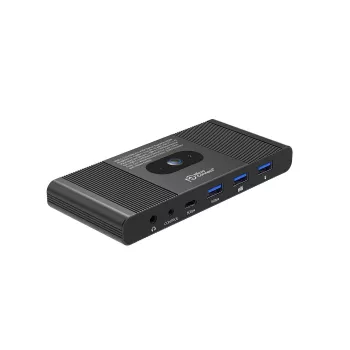 MicroConnect HDMI un USB-C KVM slēdzis 2 portu (MC-HDMI-KVM202KV2.0)