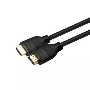 MICROCONNECT HDMI kabelis 4K, 7,5 m CCS — High Speed ar Ethernet, 4K@30Hz, zeltīti savienotāji, melns