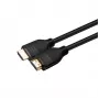 MICROCONNECT HDMI kabelis 4K, 7,5 m CCS — High Speed ar Ethernet, 4K@30Hz, zeltīti savienotāji, melns