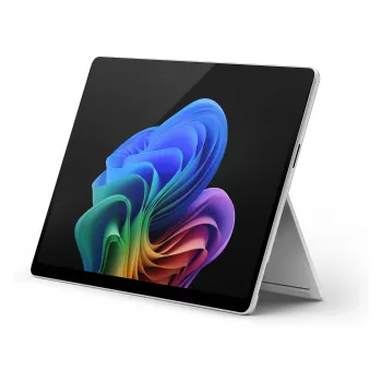 Microsoft Surface Pro 11th Edition Copilot+ PC 13 collas 2-in-1 Platinum Snapdragon X Plus 16GB/512GB SSD Windows 11 (vācu tastatūra)