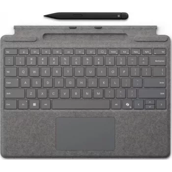 Microsoft Surface Pro klaviatūra ar Slim Pen 2, Nordic izkārtojums, Platinum
