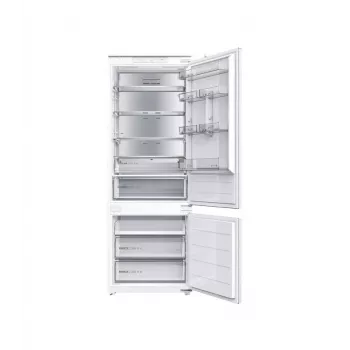 Midea MDRE554FGD01D Iebūvējamais Kombinētais Ledusskapis, No Frost, 403 L, Balts, Energoklase D