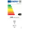 Midea Vīna dzesētājs MDRW150FGG22W Brīvstāvošs 34 pudeles Melns