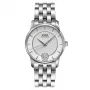MIDO Baroncelli III dāmu automātiskais pulkstenis M007207110360 33mm sudraba ciparnīca ar dimanta marķieriem nerūsējošā tērauda aproce