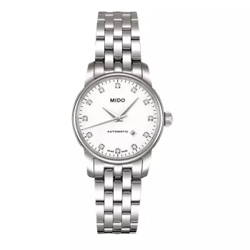 MIDO Baroncelli III Sieviešu Automātiskais Pulkstenis 29mm Nerūsējošais Tērauds Antracīta Ciparnīca M76004661