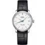 MIDO Baroncelli Lady automātiskais pulkstenis 33mm nerūsējošā tērauda korpuss, balts ciparnīca, melns ādas siksniņa M027207160100