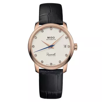 MIDO Baroncelli Women's Automatic Watch M027207362660 33mm Rose Gold PVD