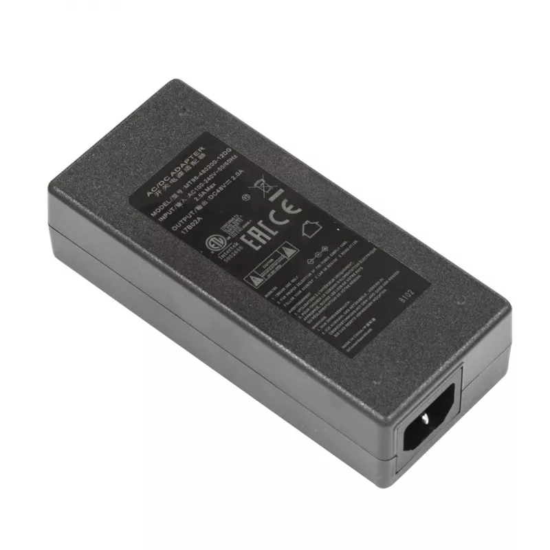 MikroTik 48V 2A 96W Barošanas bloks ar kontaktdakšu