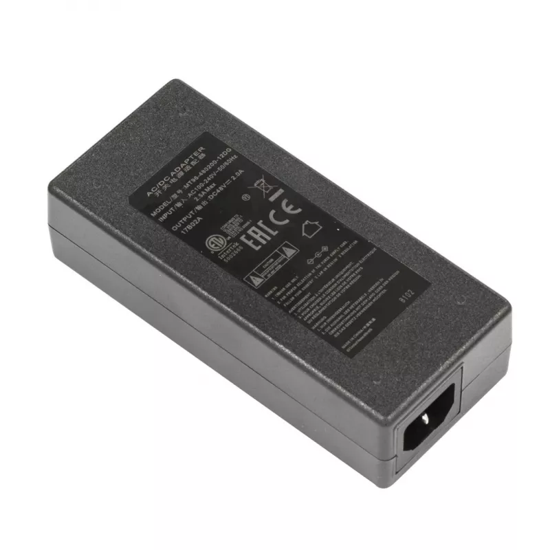 MikroTik 48V 2A 96W Barošanas bloks ar kontaktdakšu