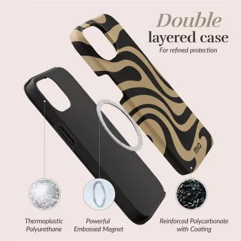 MIO Swirl Magsafe saderīgs vāciņš iPhone 16 Plus