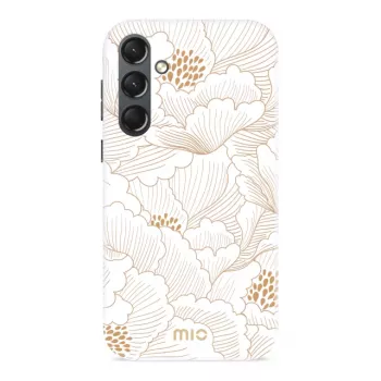MIO White Roses Magsafe saderīgs maciņš Samsung S24 5G