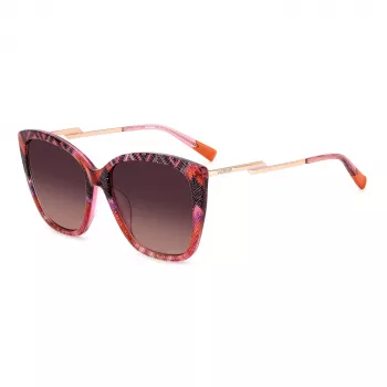 MISSONI Sieviešu Butterfly saulesbrilles MIS0123GSSDH - Havana, Brown Gradient, 57mm