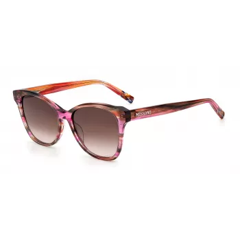 MISSONI Women's Sunglasses MIS0007S8CCHA - Havana Brown Acetate Rectangular Frame with Brown Gradient Lenses