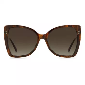 MISSONI Women's Sunglasses MIS0083S086 - Butterfly Acetate Frame, Gradient Brown Lenses, 58mm