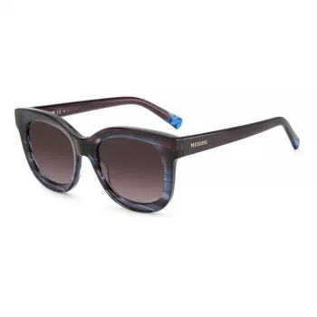 MISSONI Sieviešu Saulesbrilles MIS0110SV43 - Acetāta Rāmis, UV400 Aizsardzība, 51mm Lēca