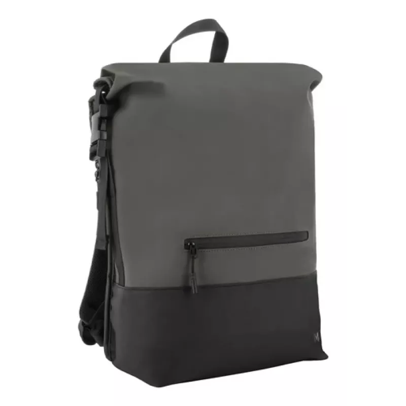 MOBILIS Two-Tone Rolltop Backpack 14-16 Grey/Black 25L