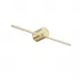 Modernais slaids LED sienas gaismeklis IP44 zelta 12W silti balts 960lm