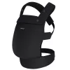 Momcozy BC001 Mīkstais strukturētais mazuļa nēsāmais ar noņemamu gurnu sēdekli, Melns, 0-36 mēneši, 3.5-20 kg
