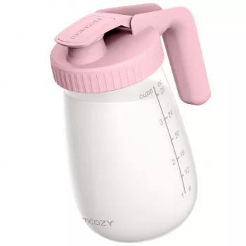 Momcozy GP01 krūts piena uzglabāšanas trauks 950 ml, rozā