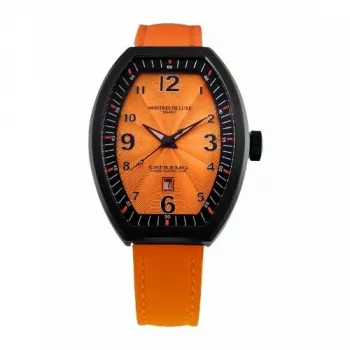 MONTRES DE LUXE Sieviešu Pulkstenis 09EX-L8302 35mm Nerūsējošā Tērauda Korpusa Sudraba Ciparnīca Īstas Ādas Siksniņa Analogais Kvarcs