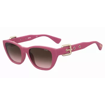 MOSCHINO Sieviešu Saulesbrilles MOS130-S-MU1 Havana Acetāts Brūns Gradients 55mm