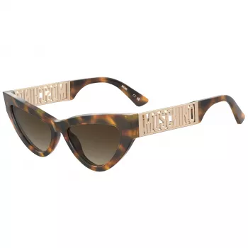 MOSCHINO Sieviešu saulesbrilles MOS170-S-086 Havana Butterfly/Cat Eye 55mm