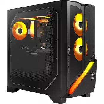 MSI MPG Infinite Z3 9NVPR7-883AT Gaming Desktop - Intel Core i7-13700F, RTX 4070, 32GB DDR5, 1TB NVMe SSD + 2TB HDD, Windows 11 Home, Black/Transparent