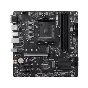 MSI PRO B550M-P mātesplate, AMD AM4, B550, Micro-ATX, 4x DDR4, 128GB Max, Dual M.2, Gigabit LAN