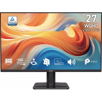 MSI PRO MP275QDE E14 27 inch WQHD IPS 144Hz 1ms Monitors