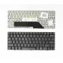 MSI Wind U90/U100/U110/U12 rezerves klaviatūra portatīvajam datoram - melna, US English QWERTY