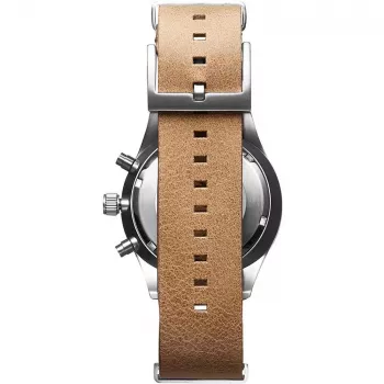 MVMT sieviešu pulkstenis D-MV01-WT (42mm) - balts ciparnīca, balta ādas siksniņa