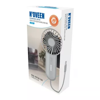 N'OVEEN NOVEEN F220 USB uzlādējamais rokas ventilators