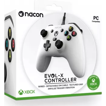 NACON EVOL-X vadu kontrolieris Xbox Series X|S, Xbox One, PC - Balts