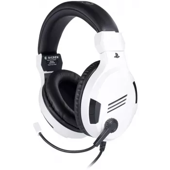 NACON PS4 Gaming Headset V3 Baltā - Vadu Austiņas ar Mikrofonu PlayStation 4, PC, Mobilajām Ierīcēm