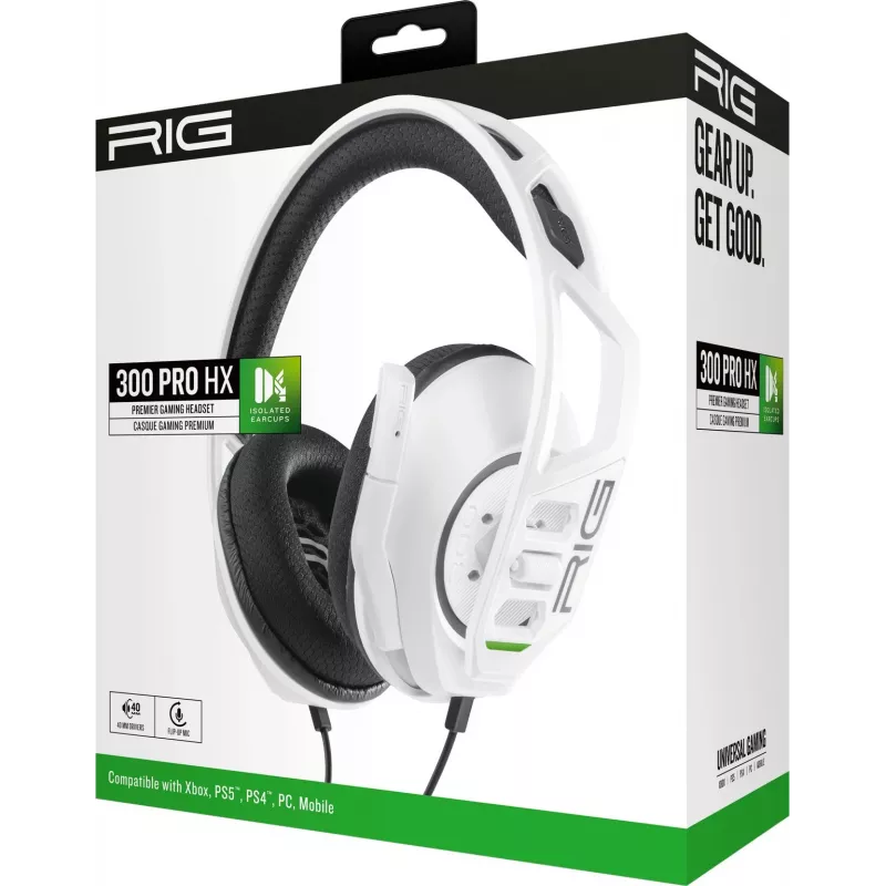 NACON RIG 300HX Gaming Headset Xbox, Balts