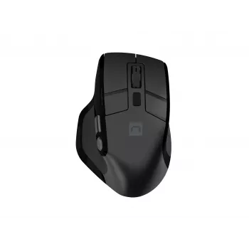 Natec Jaguar Pro bezvadu spēļu pele, 2.4 GHz + Bluetooth, 4000 DPI, melna