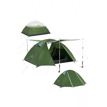 NATUREHIKE Bleik 3 Tent Type B CNK2550WS038 Forest Green 3-Person 3-4 Season