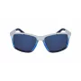 NAUTICA N3644SP-471 Vīriešu Polarizētas Taisnstūra Saulesbrilles Matēti Melna/Rīma 62mm