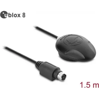 Navilock NL-804P EVA-M8Q MD6 sērijas PPS Multi-GNSS uztvērējs ar u-blox 8, 1,5 m kabeli 62021