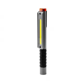 NEBO Lil Larry 500 Flex uzlādējams 500 lūmenu COB LED lukturis ar magnētisku pamatni, USB-C, IPX4