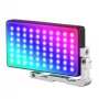 NEEWER SL90 Pro RGB LED video gaisma, 12W, 2500-10000K, CRI 97+, OLED displejs, 17 efekti, iebūvēts akumulators, USB-C, 1/4 collu stiprinājums