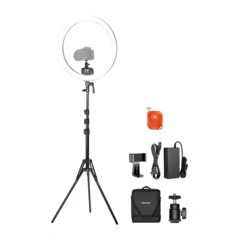 NEEWER SRP18C 17cm Selfie Kit ar apaļu LED telefona gaismu