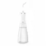 NENO Pulsar White pārnēsājamais mutes dobuma irigators ar 300 ml tvertni, 3 spiediena režīmiem, USB-C uzlādi, IPX7 ūdensizturību un 4 sprauslām